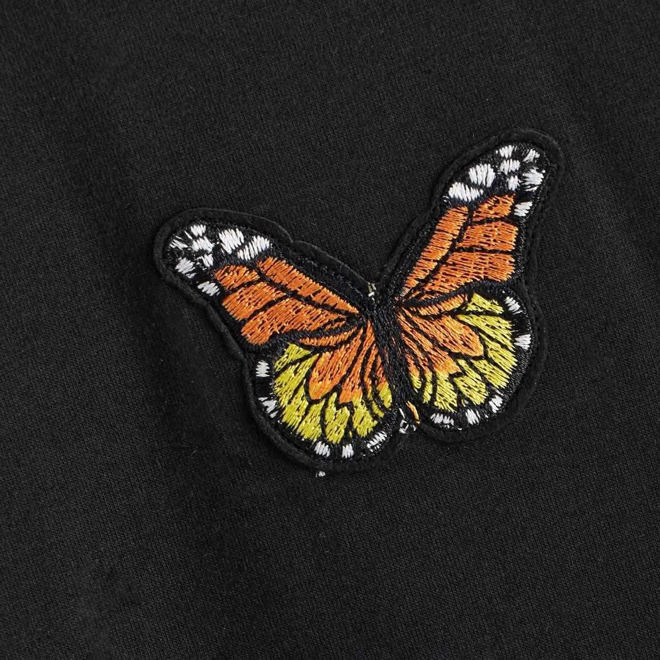Butterfly Graphic Drawstring Hoodie DailySale