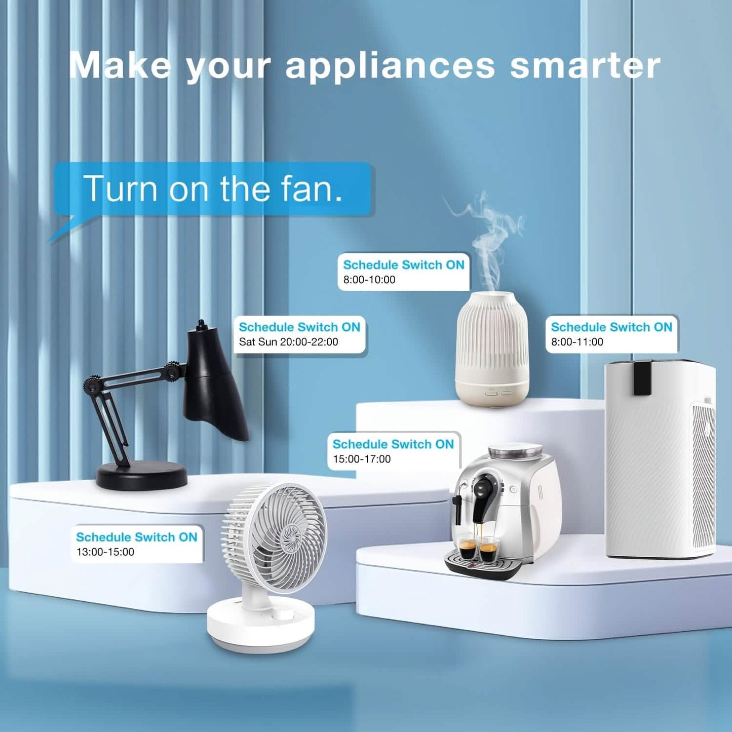 2-Pack: WiFi Smart Plug – 15A, Timer & App Control, Works with Alexa & Google Home DailySale