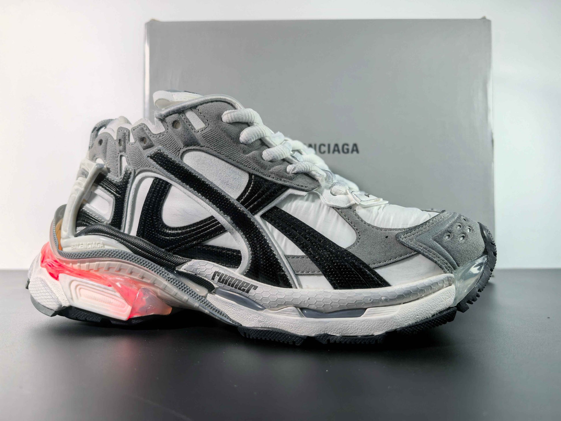 Balenciaga Triple S Sneaker – Triple White Leather & Mesh