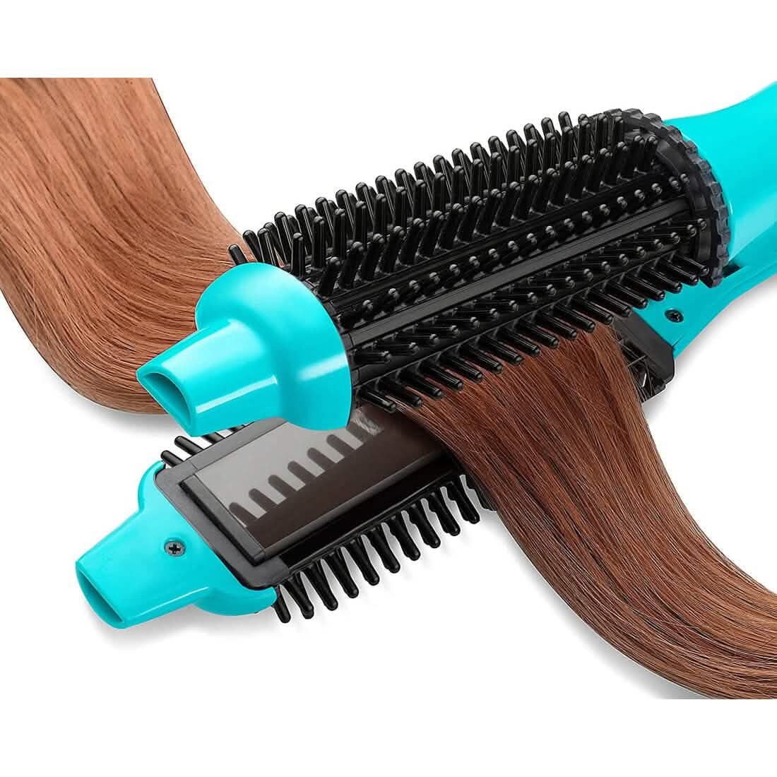 Calista 2-in-1 Heated Brush Iron Hair Styler DailySale