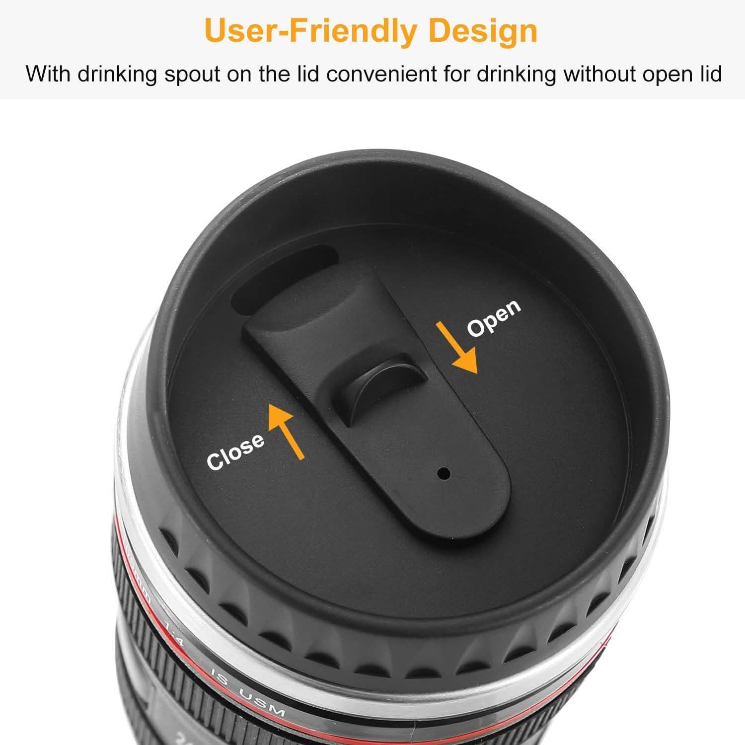 Camera Lens Coffee Mug Cup 13.6oz DailySale