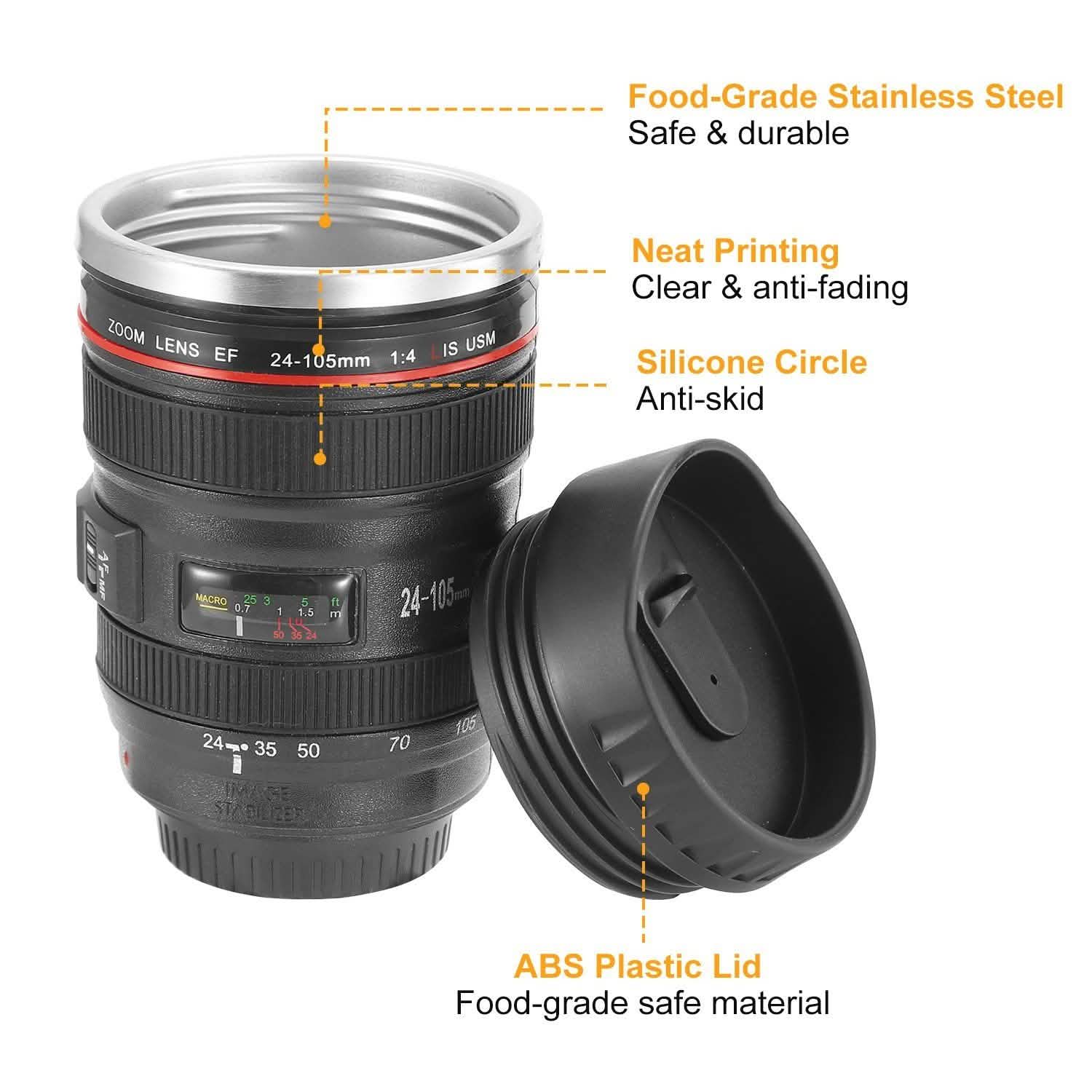 Camera Lens Coffee Mug Cup 13.6oz DailySale