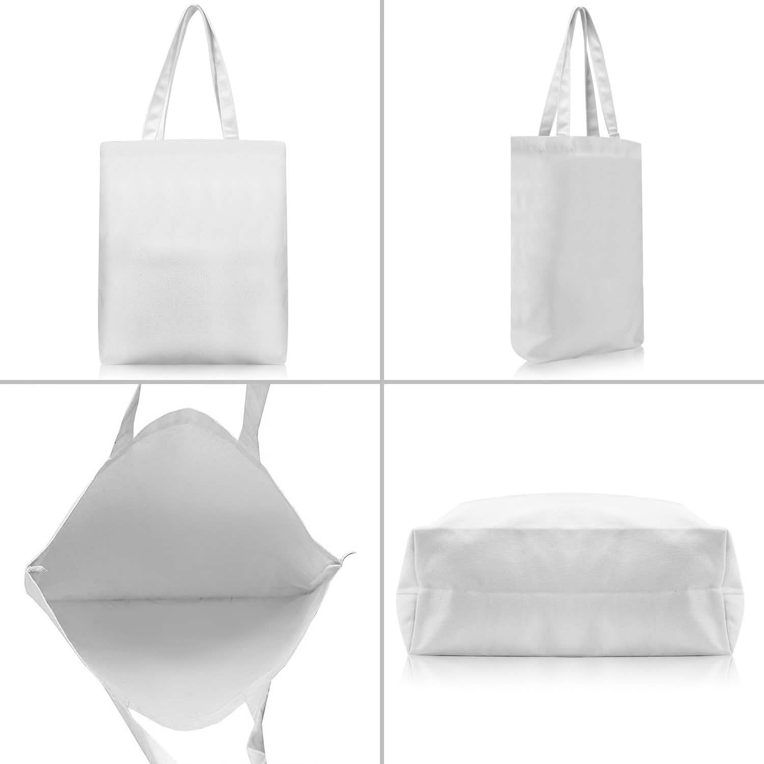 Canvas Tote Bag DIY Craft Eco Tote 100% Cotton Washable Reusable DailySale