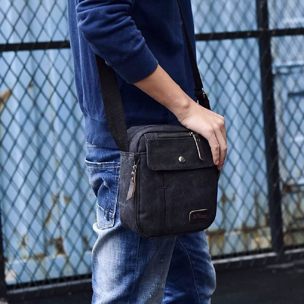Canvas Travel Wallet Casual Messenger Bag DailySale