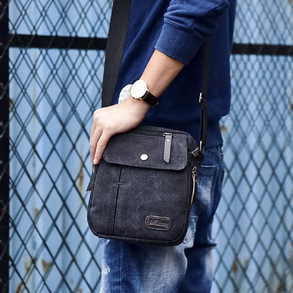 Canvas Travel Wallet Casual Messenger Bag DailySale