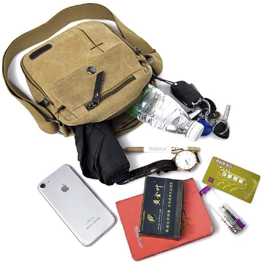 Canvas Travel Wallet Casual Messenger Bag DailySale