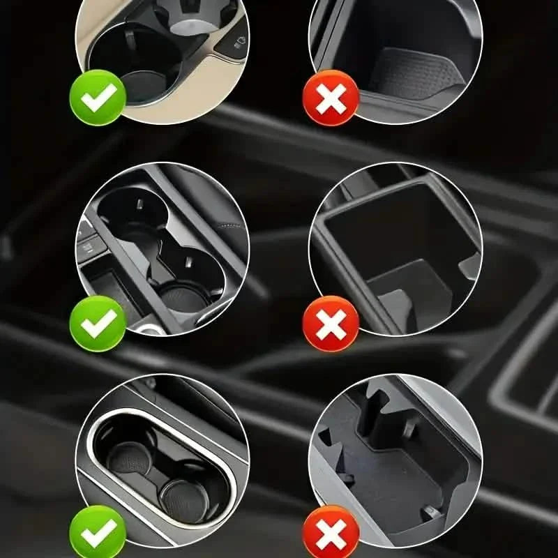 Car Adapter Adjustable Multifunctional Dual Cup Holder With Phone Holder Aromatherapy Organizer DailySale