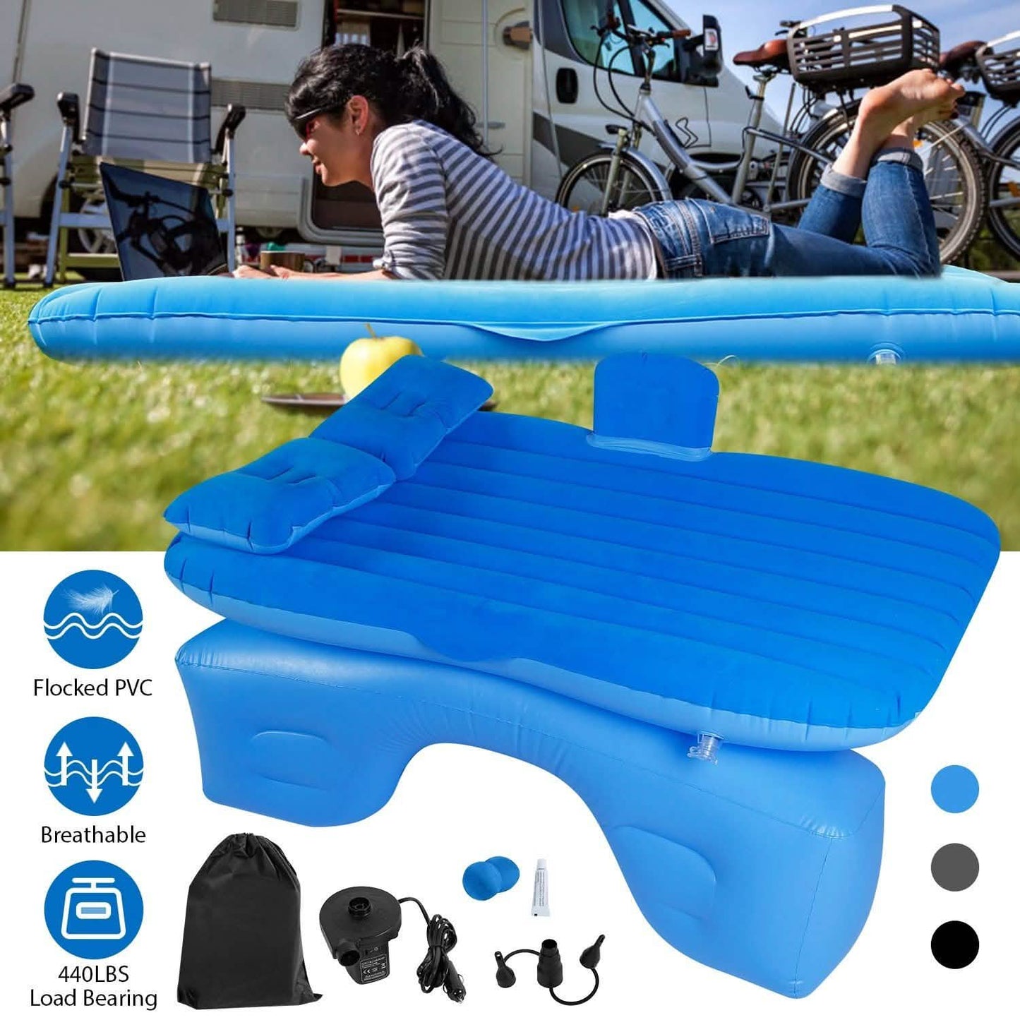 Car Air Mattress Bed Inflation DailySale