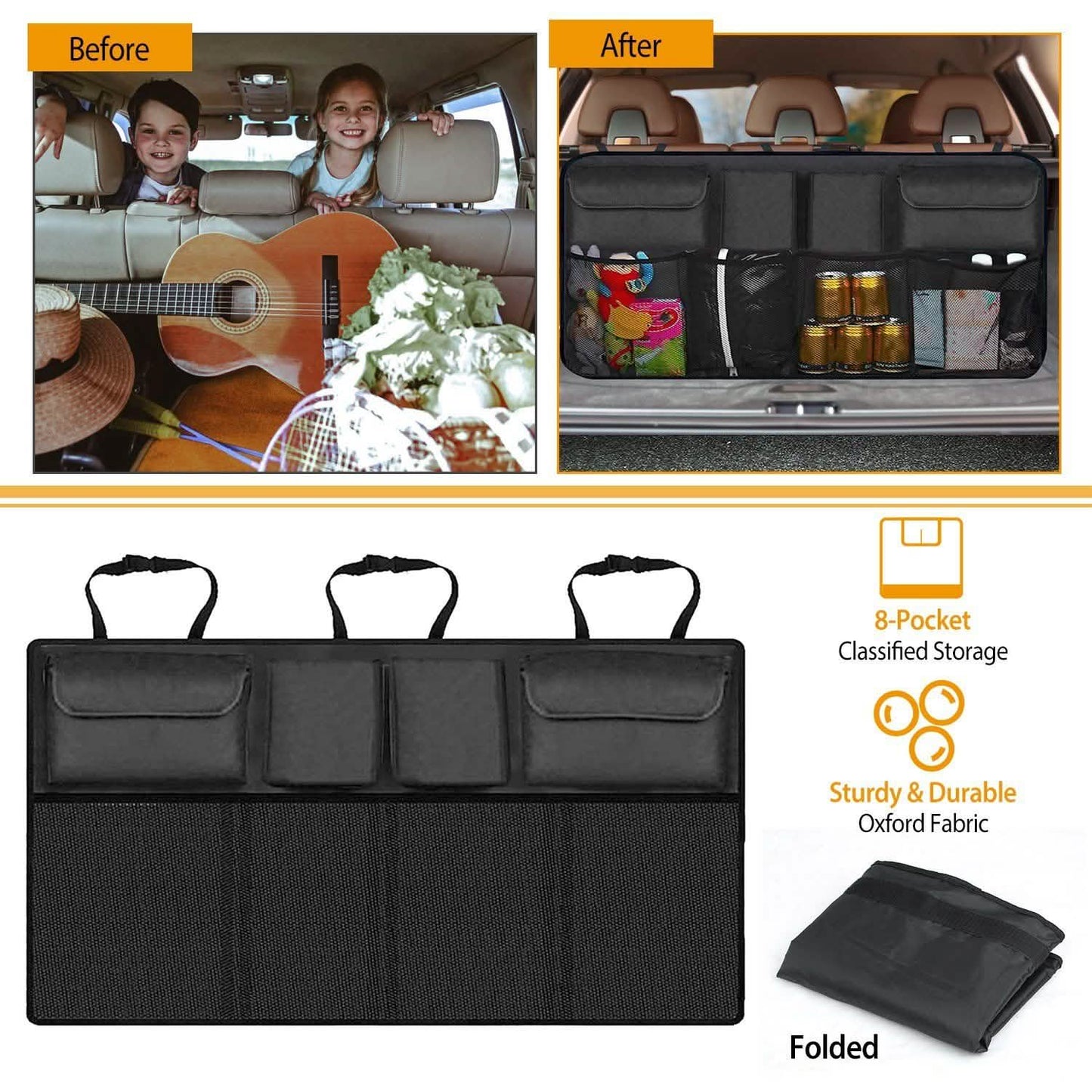 Car Backseat Trunk Organizer DailySale