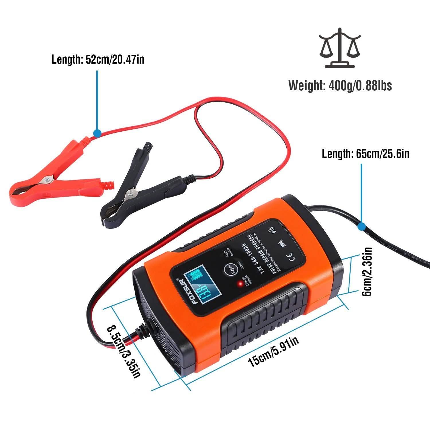 Car Battery Charger 12V 5A Recover Pulse Repair DailySale