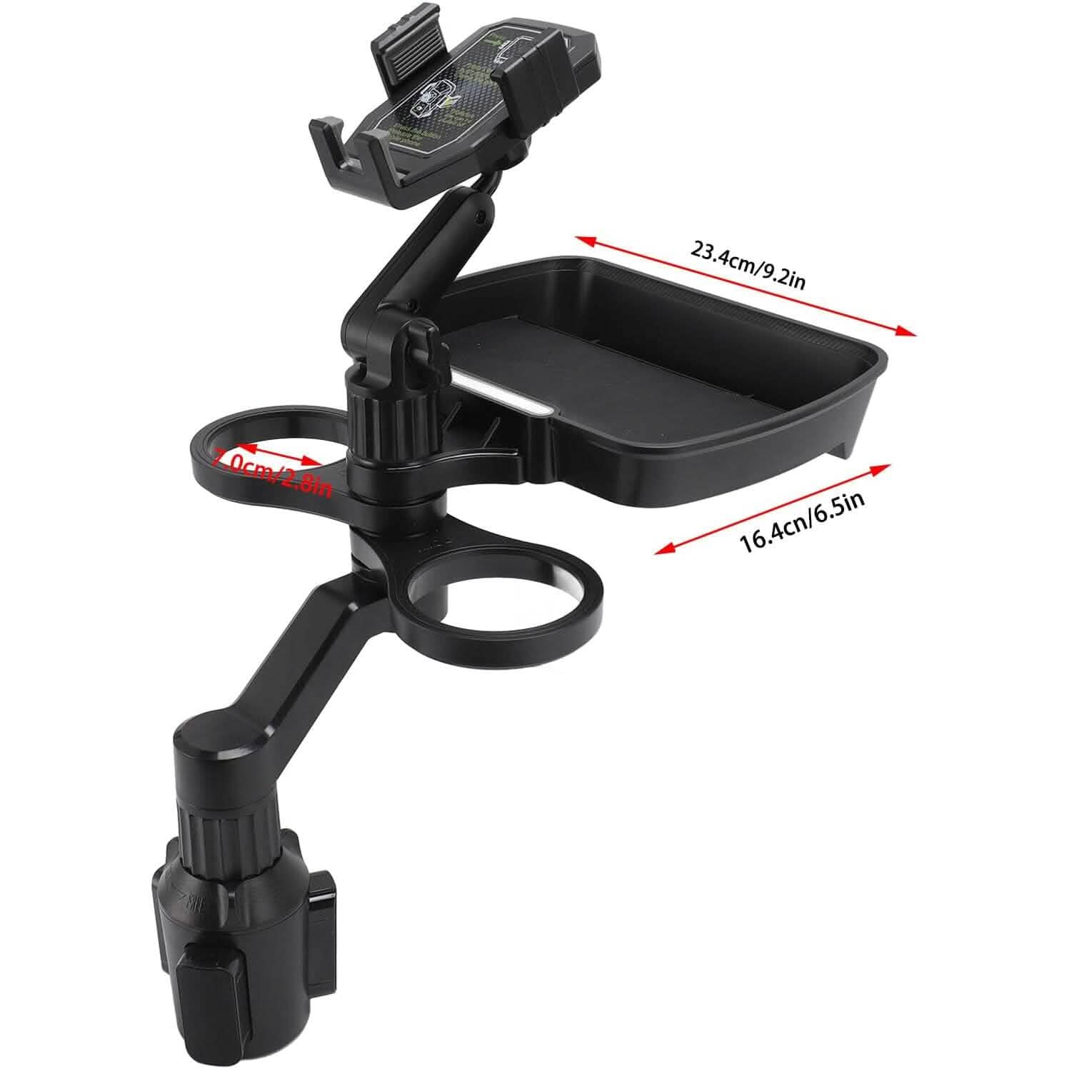 Car Cup Holder Detachable Extender Food Tray with Phone Holder DailySale
