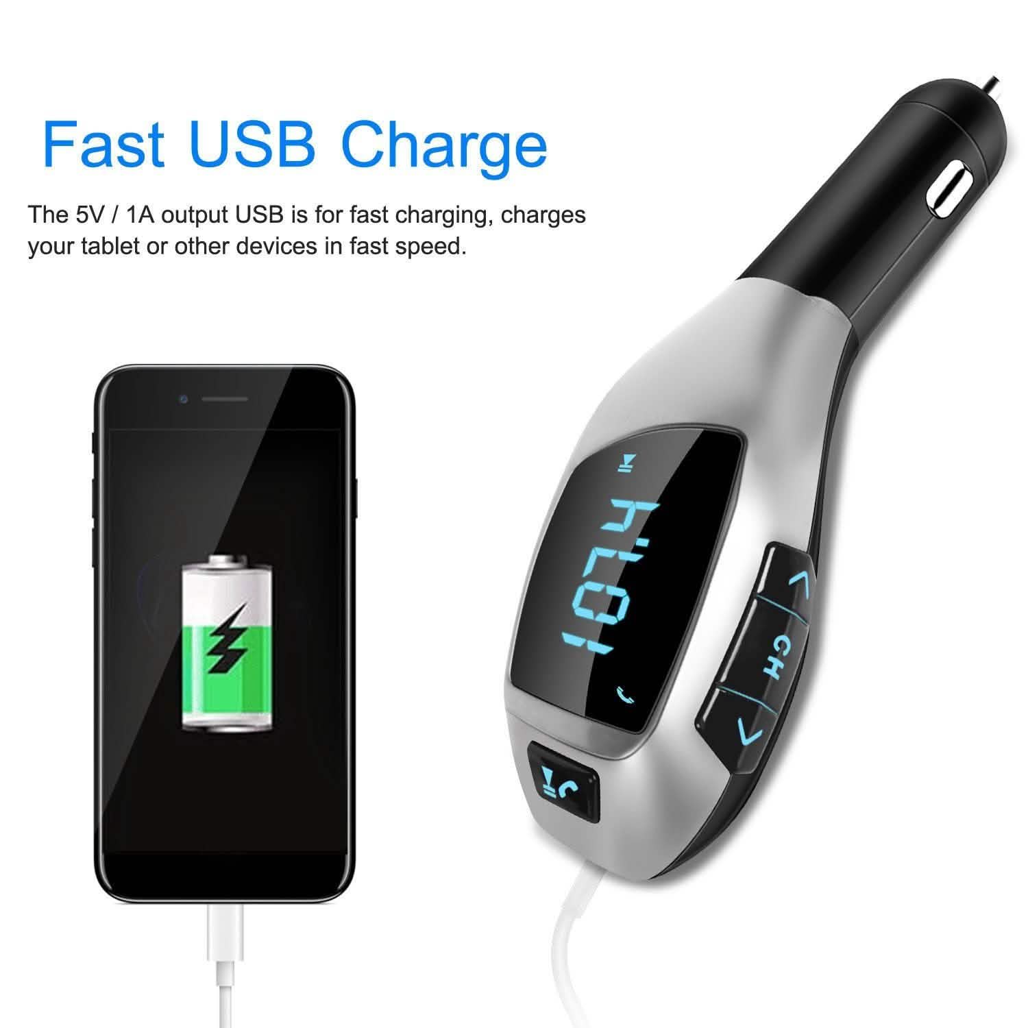 Car FM Wireless Transmitter USB Charge DailySale
