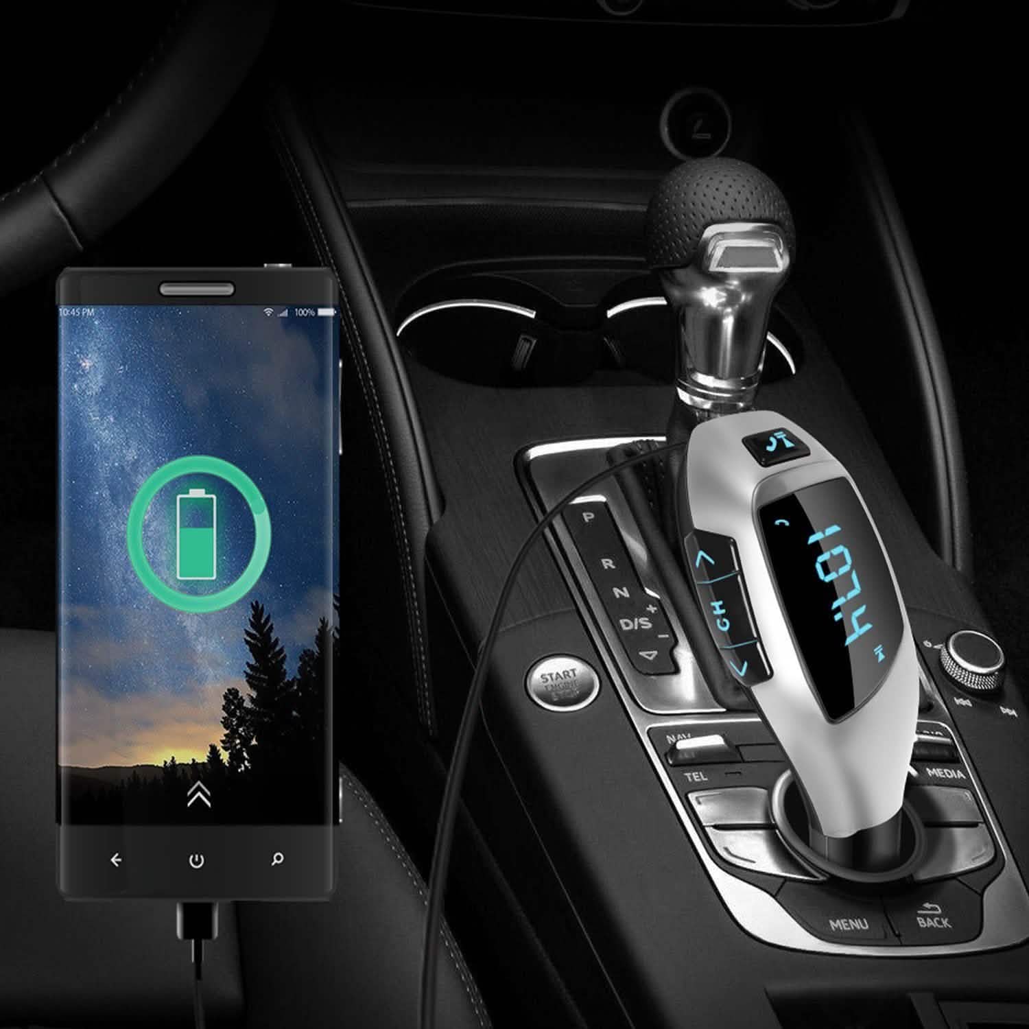 Car FM Wireless Transmitter USB Charge DailySale