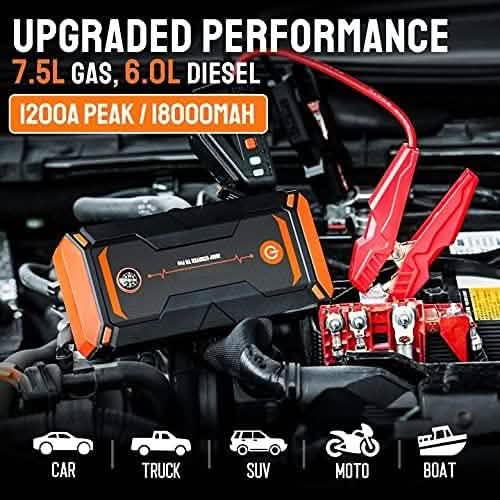 Car Jump Starter 1200A Peak 18000mAh DailySale