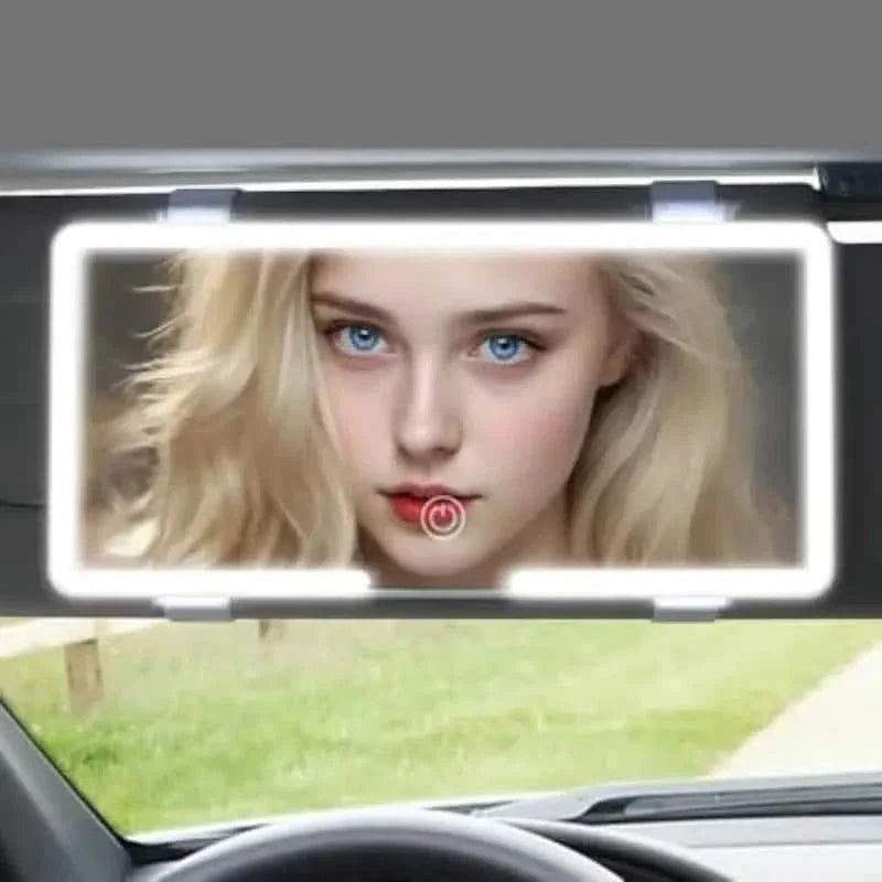 Car Mirror Vanity with LED Lights DailySale