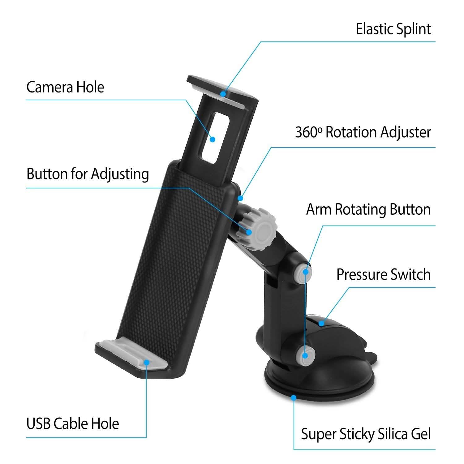 Car Phone Holder Mount Dashboard Tablet Stand Holder DailySale