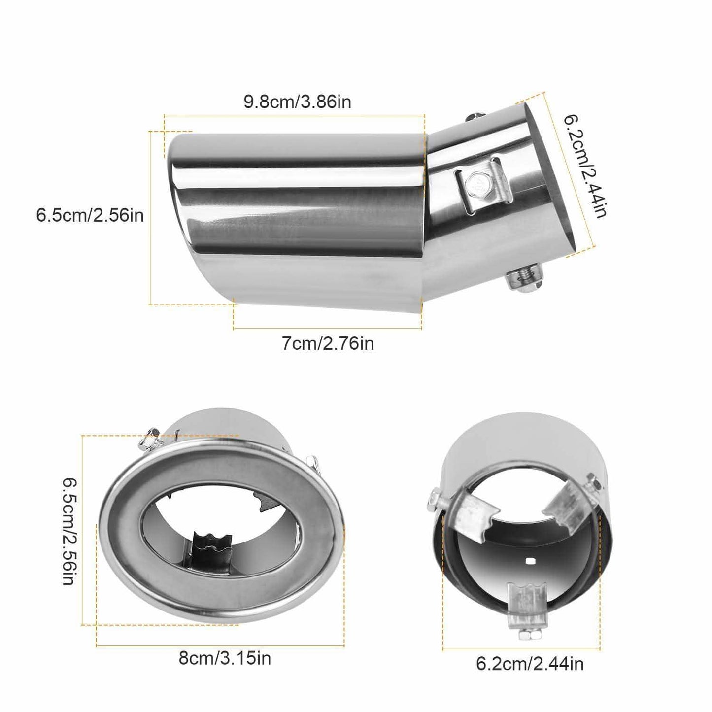 Car Rear Exhaust Pipe Tail Muffler DailySale