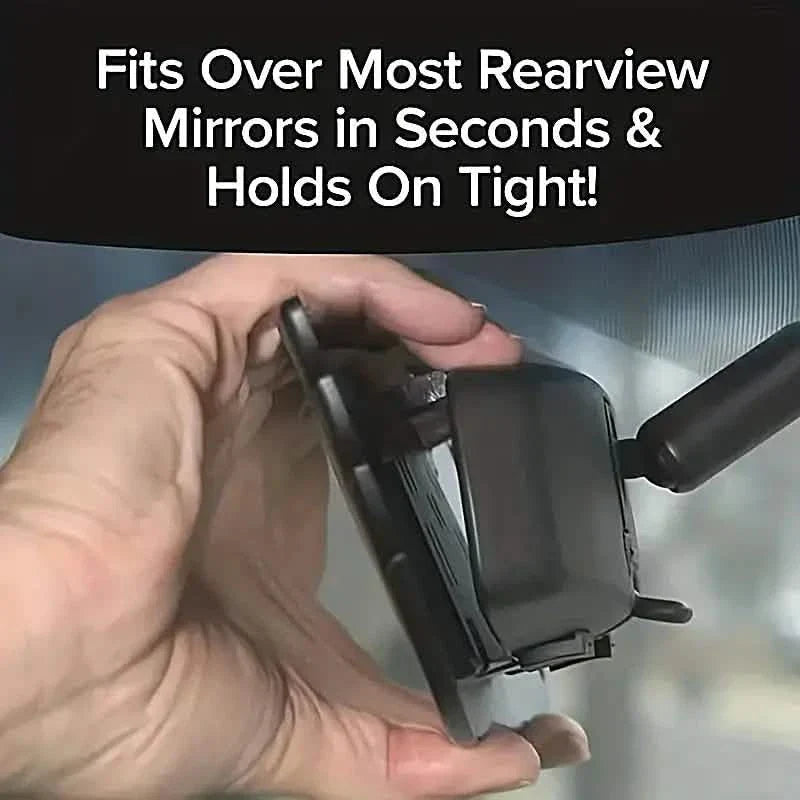 Car Wide Angle Rearview Mirror Curved Interior Large Field Of View Inside Mirror DailySale