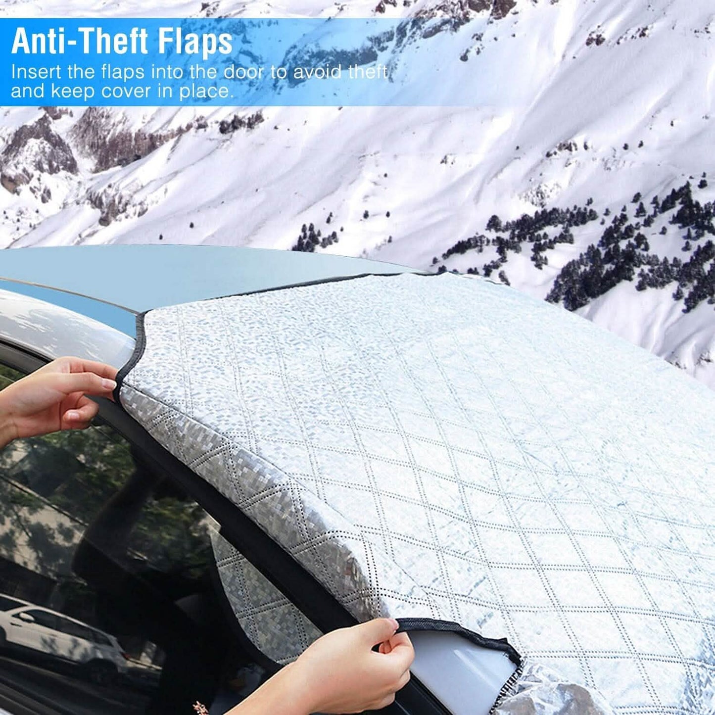 Car Windshield Snow Cover Windproof Magnetic Car Windscreen Cover DailySale