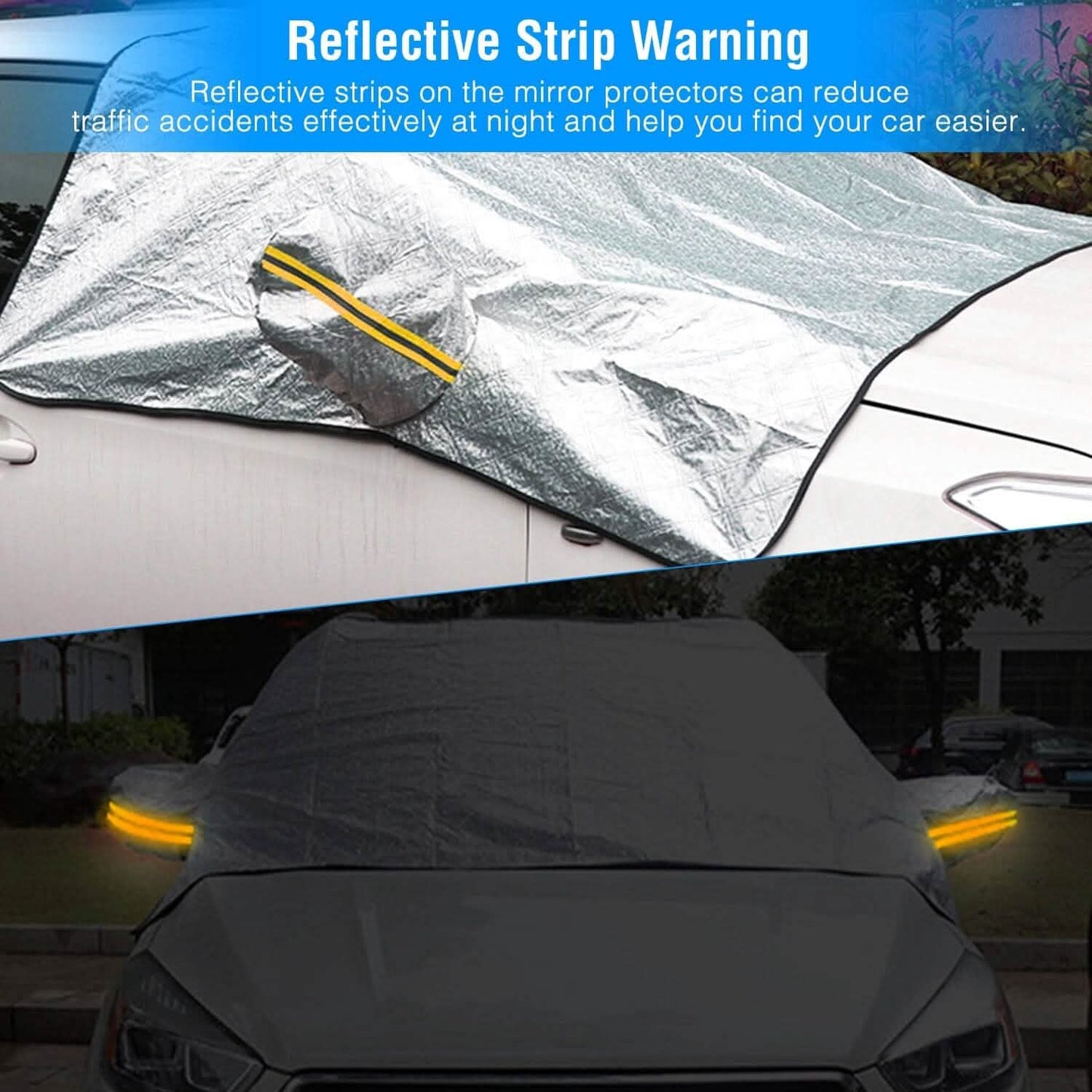 Car Windshield Snow Cover Windproof Magnetic Car Windscreen Cover DailySale