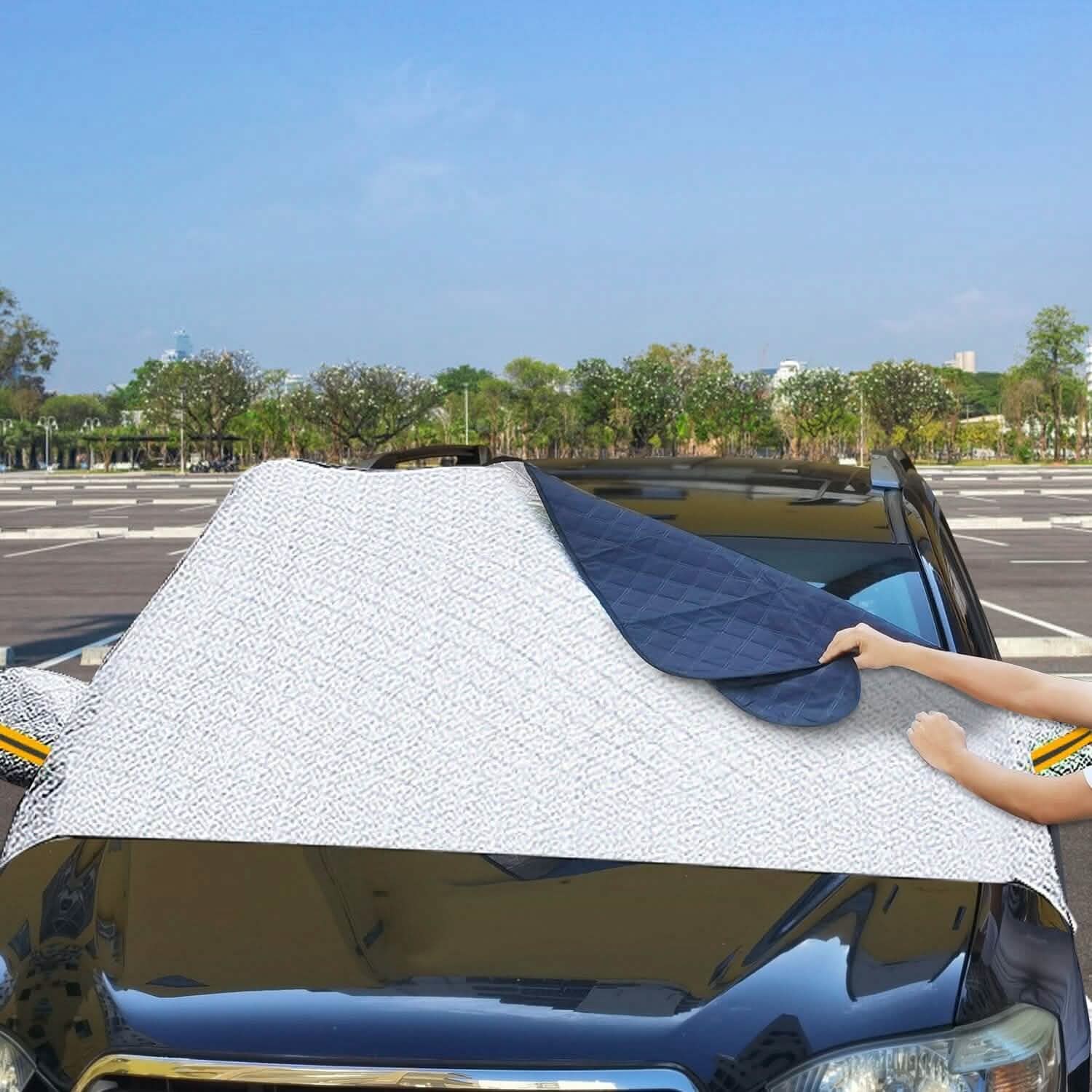 Car Windshield Snow Cover Windproof Magnetic Car Windscreen Cover DailySale