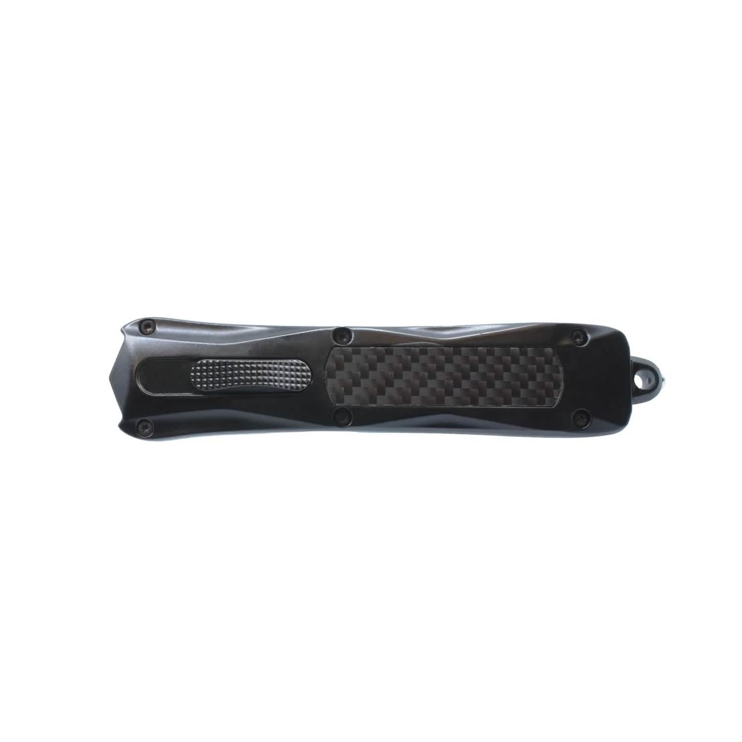 Carbon Fiber Automatic OTF Knife with Belt Clip DailySale