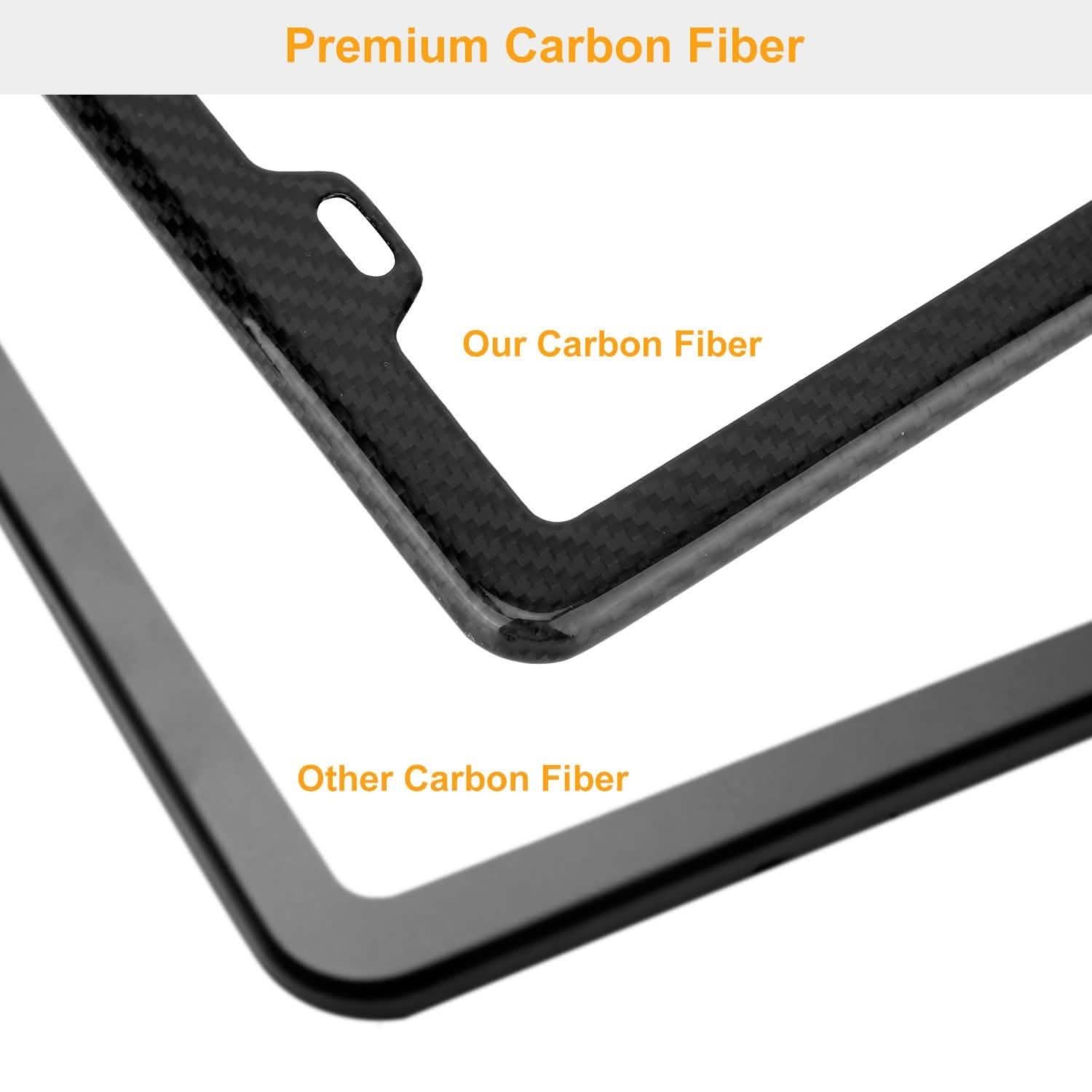 Carbon Fiber Black License Plate DailySale