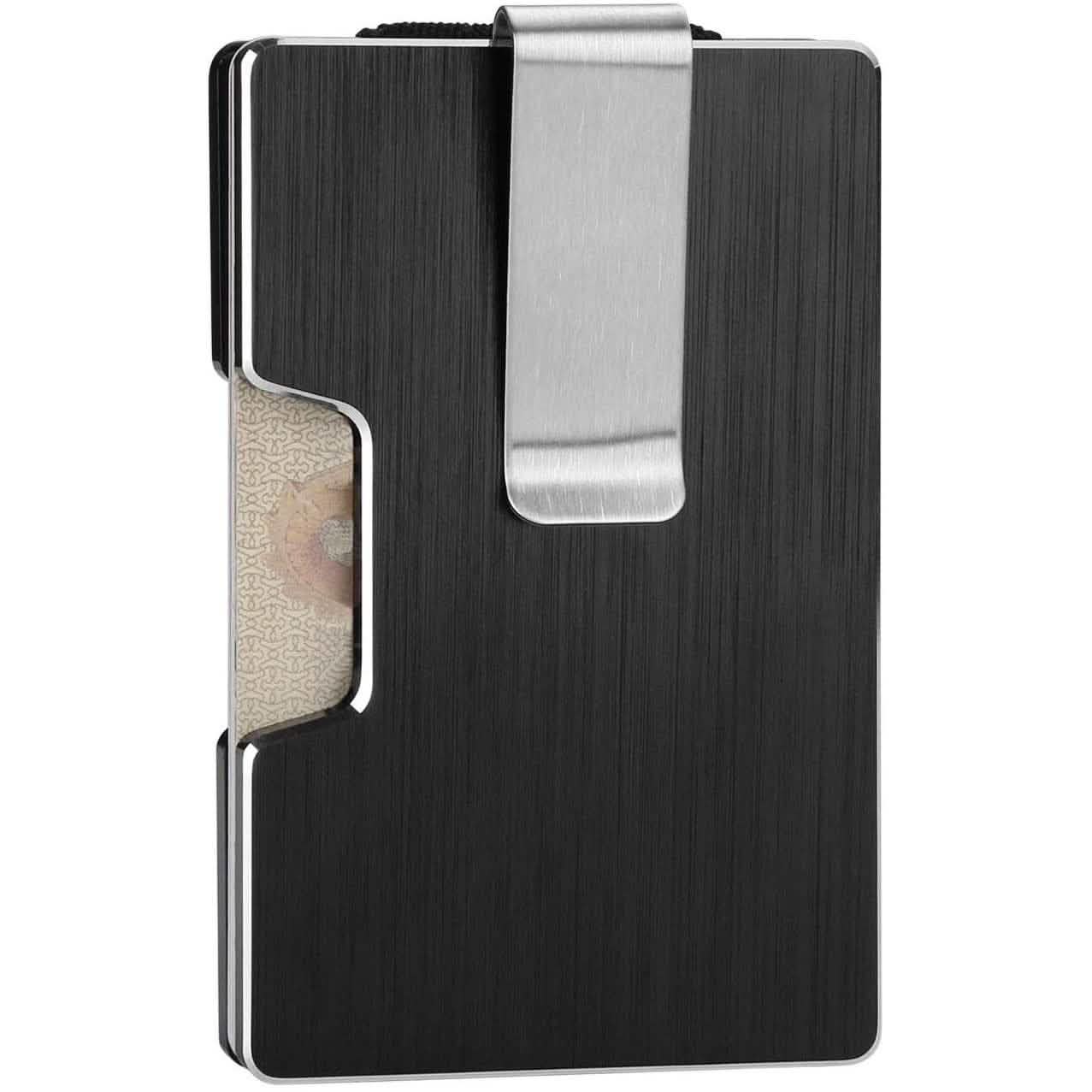 Carbon Fiber Pocket Money Clip Wallet with RIFD Card Blocking DailySale