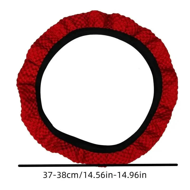 Carbon Fiber Sports Steering Wheel Cover DailySale