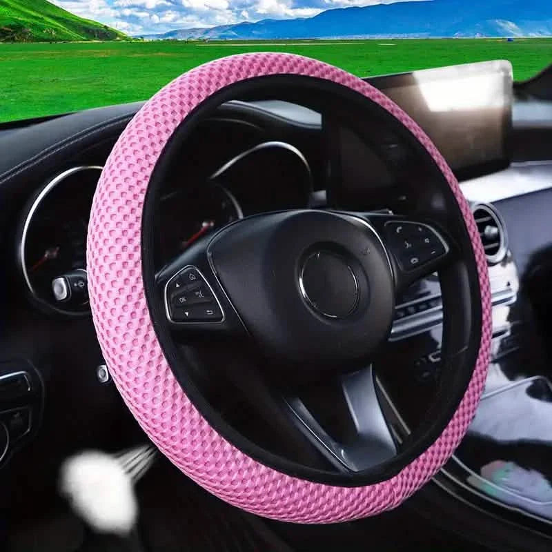 Carbon Fiber Sports Steering Wheel Cover DailySale