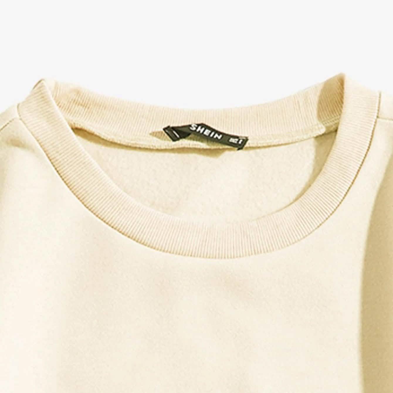Cartoon Graphic Thermal Lined Oversized Sweatshirt DailySale