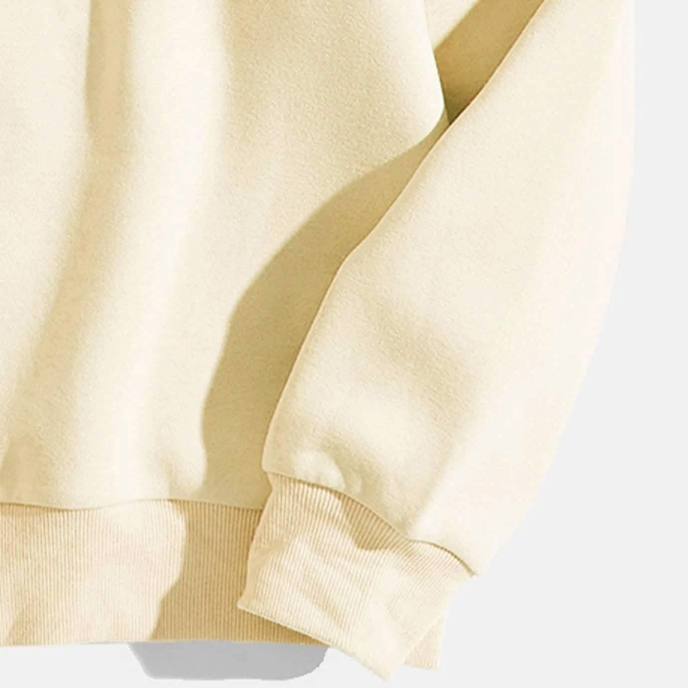 Cartoon Graphic Thermal Lined Oversized Sweatshirt DailySale
