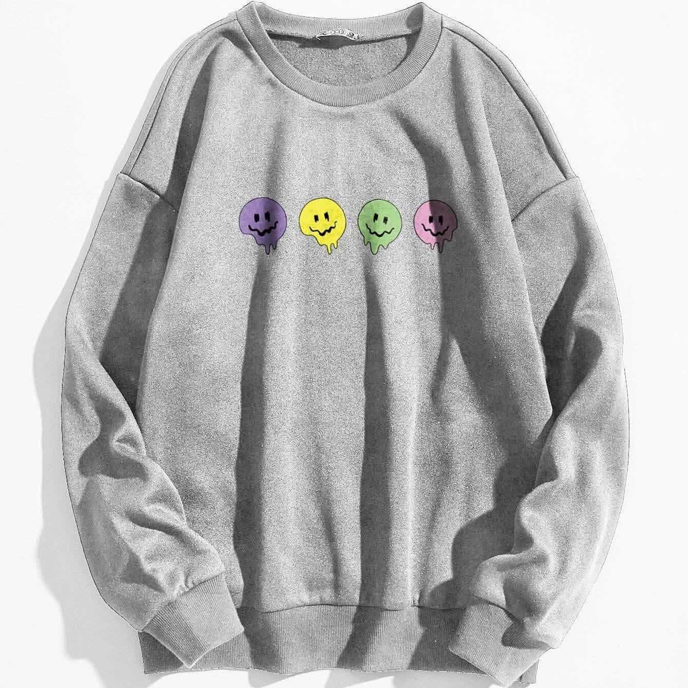 Cartoon Graphic Thermal Lined Sweatshirt DailySale