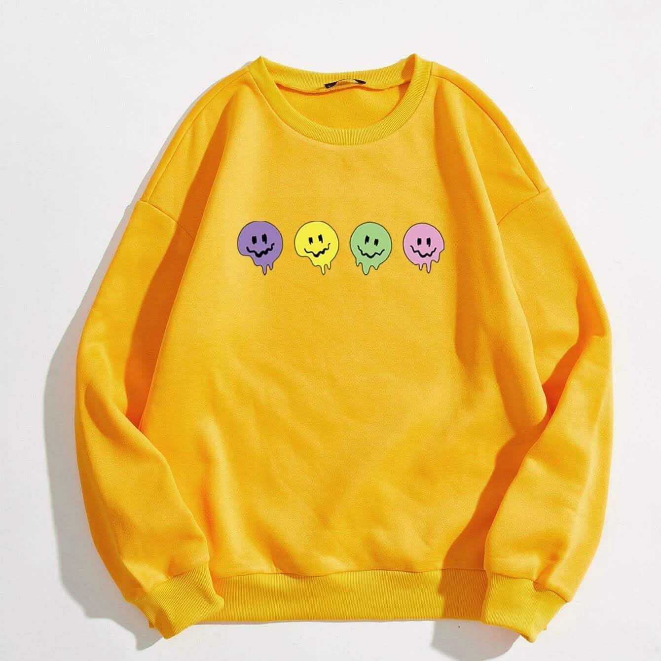 Cartoon Graphic Thermal Lined Sweatshirt DailySale