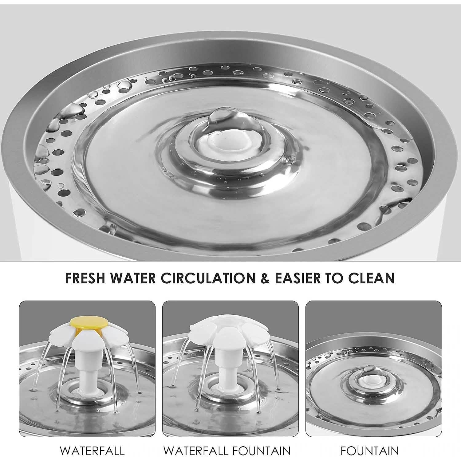 Cat Water Fountain 2.4L Automatic Pet Fountain DailySale