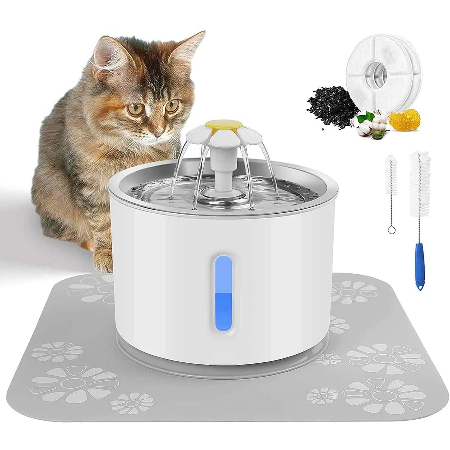 Cat Water Fountain 2.4L Automatic Pet Fountain DailySale