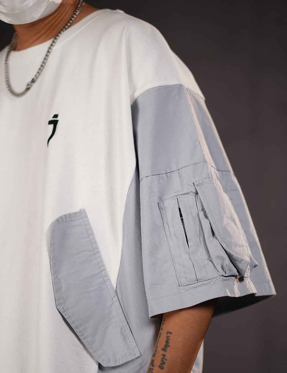 HiT38 Double Patchwork I-Tech Tee