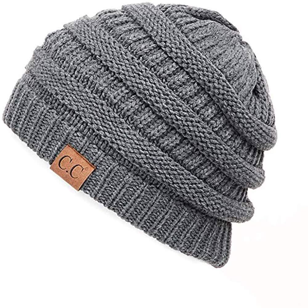 C.C. Women's Knit Beanie Hat - Color: Charcoal DailySale