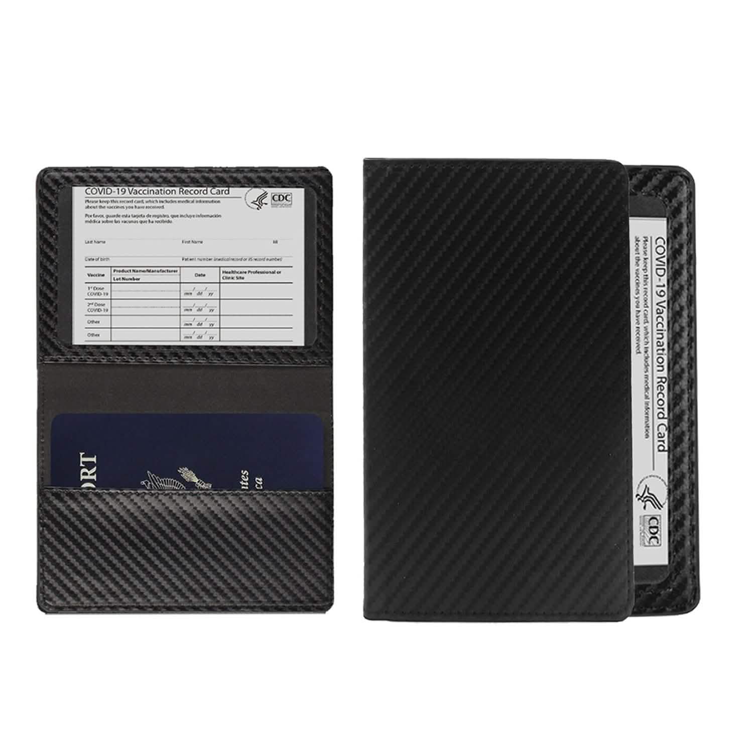 CDC Vaccination Card Holder And RFID Passport Organizer Holder DailySale
