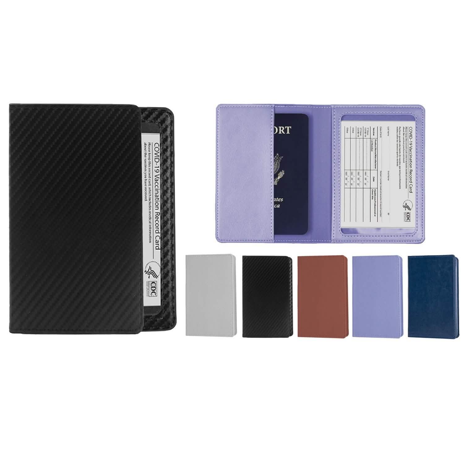 CDC Vaccination Card Holder And RFID Passport Organizer Holder DailySale