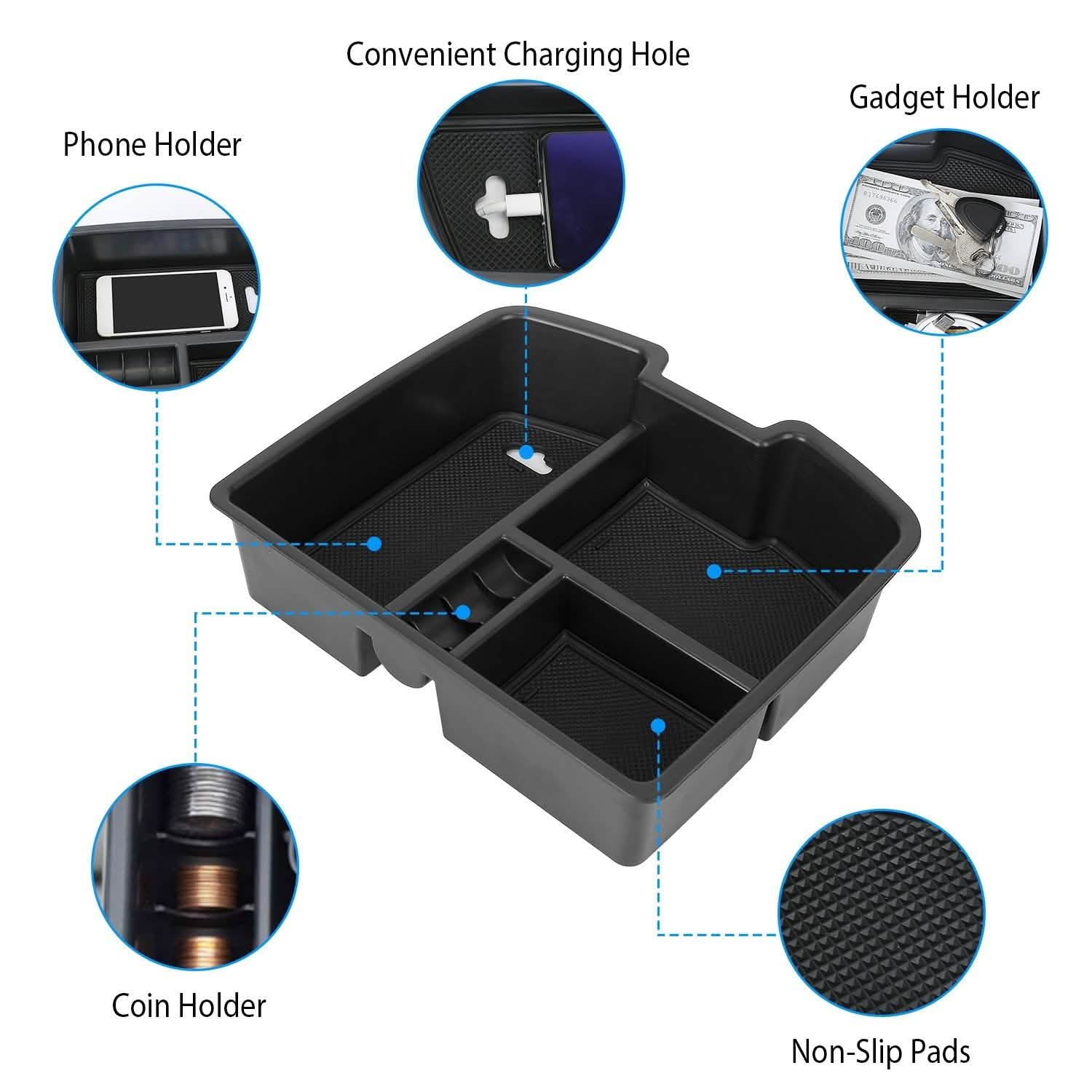 Center Console Storage Box Armrest Organizer DailySale