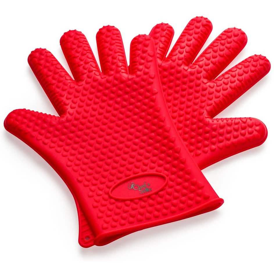 Chef's Star BBQ Cooking Gloves - Red DailySale