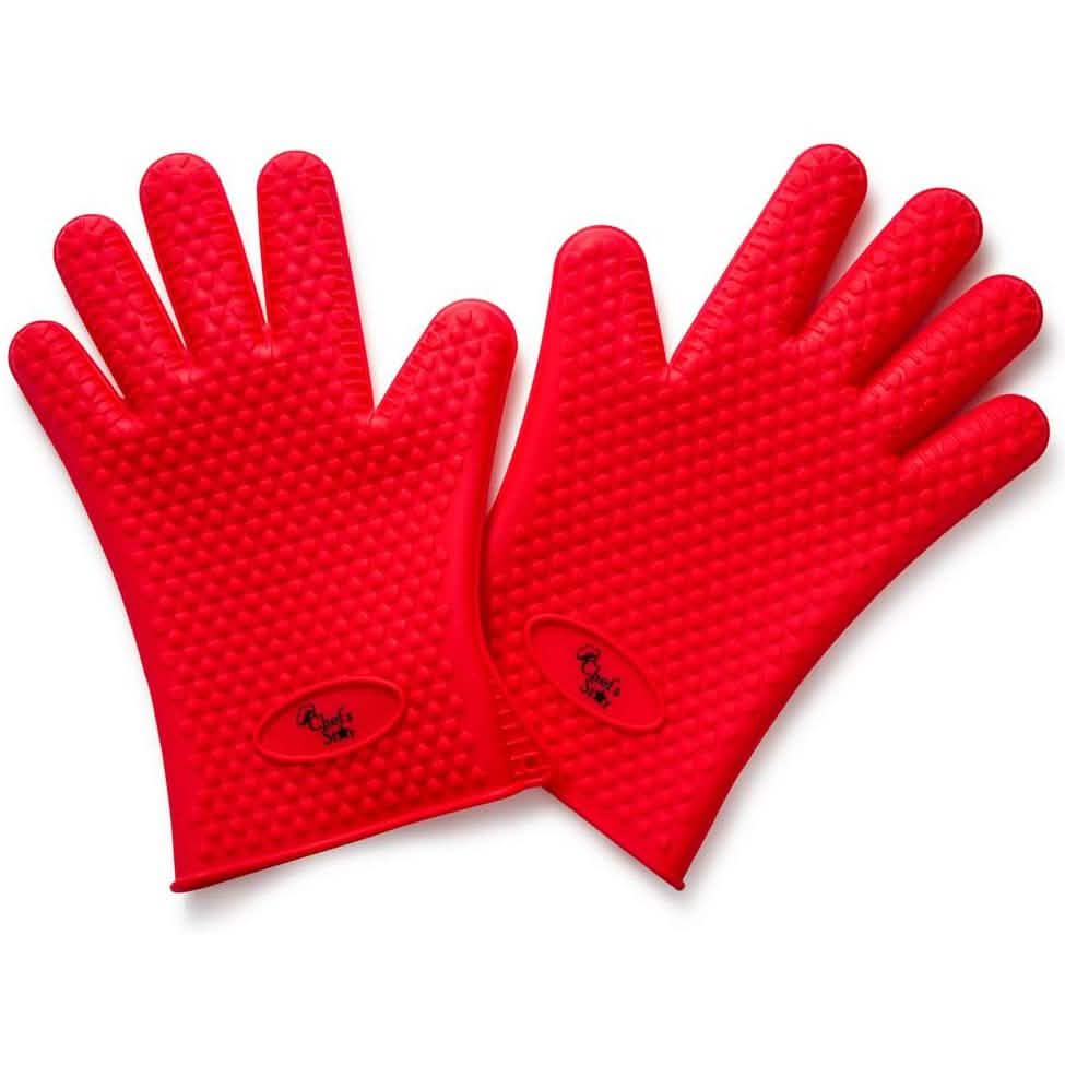 Chef's Star BBQ Cooking Gloves - Red DailySale