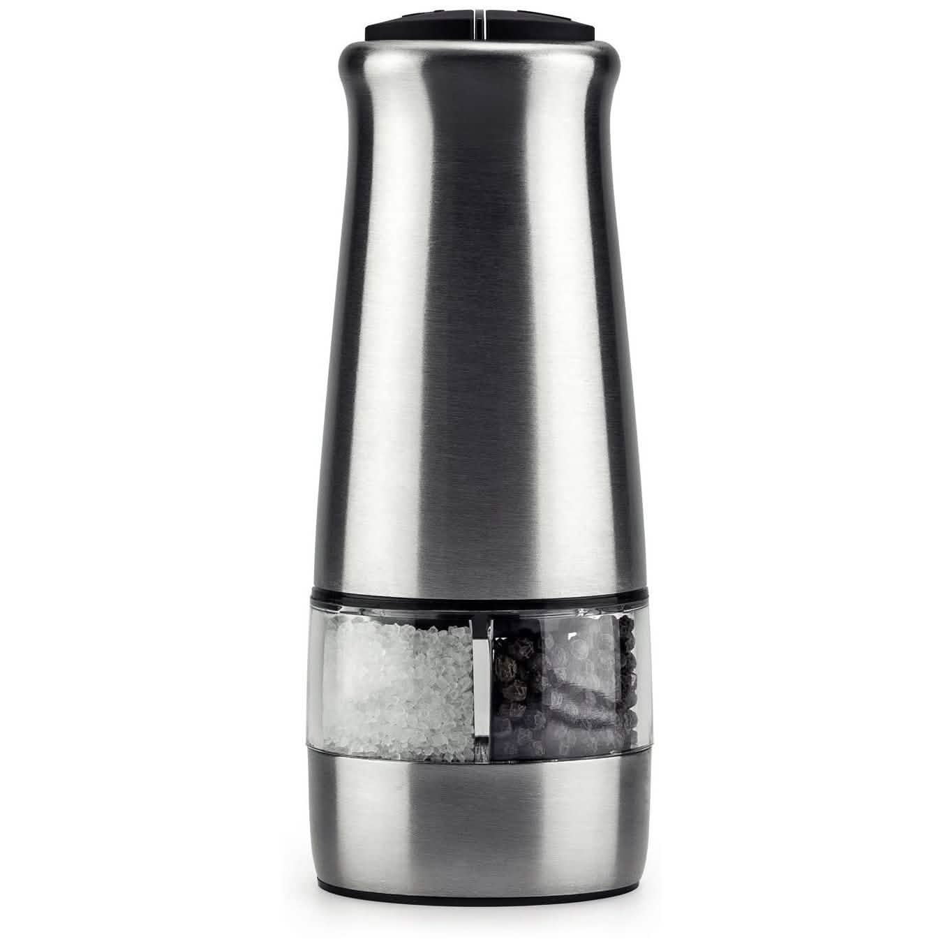 Chef's Star Premium Electric Salt and Pepper Grinder Set with Adjustable Grind DailySale