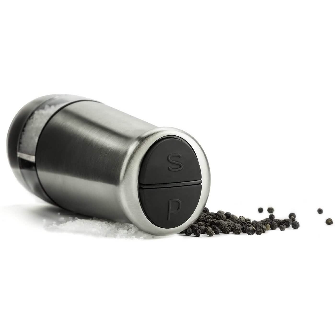 Chef's Star Premium Electric Salt and Pepper Grinder Set with Adjustable Grind DailySale