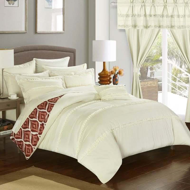 Chic Home Adina 20 Piece Reversible Comforter Set Bed DailySale