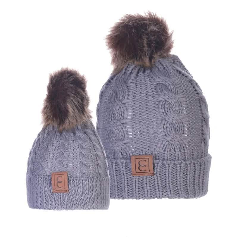 Chic Mom and Me Pom Beanies DailySale