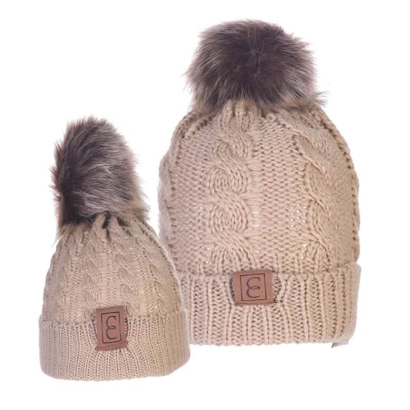 Chic Mom and Me Pom Beanies DailySale