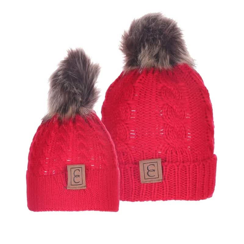 Chic Mom and Me Pom Beanies DailySale