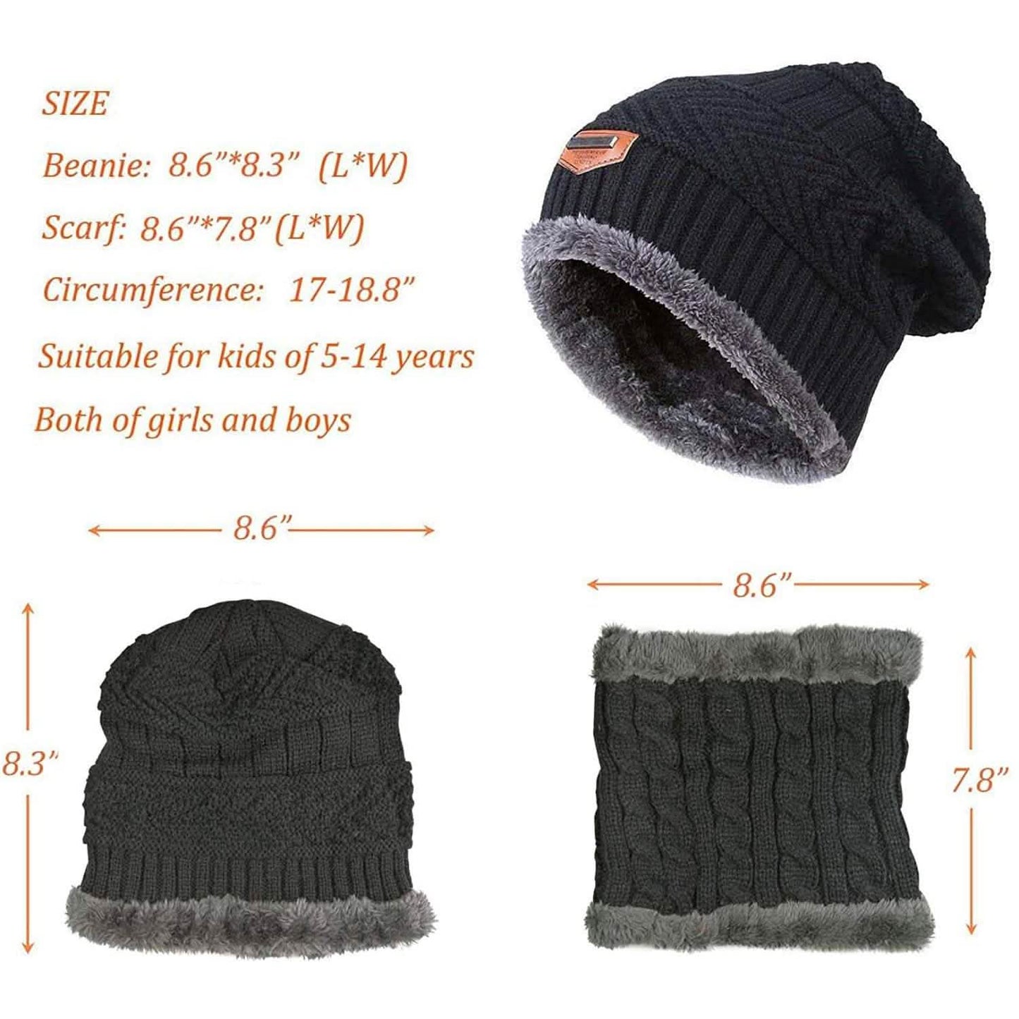 Children's Winter Hat and Scarf Set DailySale
